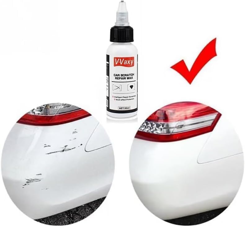 Cera reparadora de rayones para autos 1.69 fl oz kit 2 sets miniatura 3