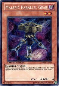 Yu-Gi-Oh! - Malefic Parallel Gear - Bonds Beyond Time - Secret Rare Card YMP1-EN003