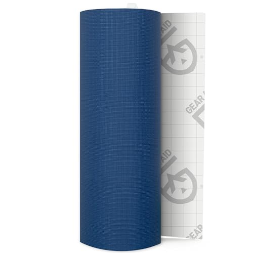 GEAR AID Tenacious Tape 3”x20” Fabric and Vinyl Gear Repair Tape, Quickly Fix Holes and Rips in Puffy Jackets, Rain and Snow Gear, Tents, Sleeping Bag and More, Blue, 1 Pack
