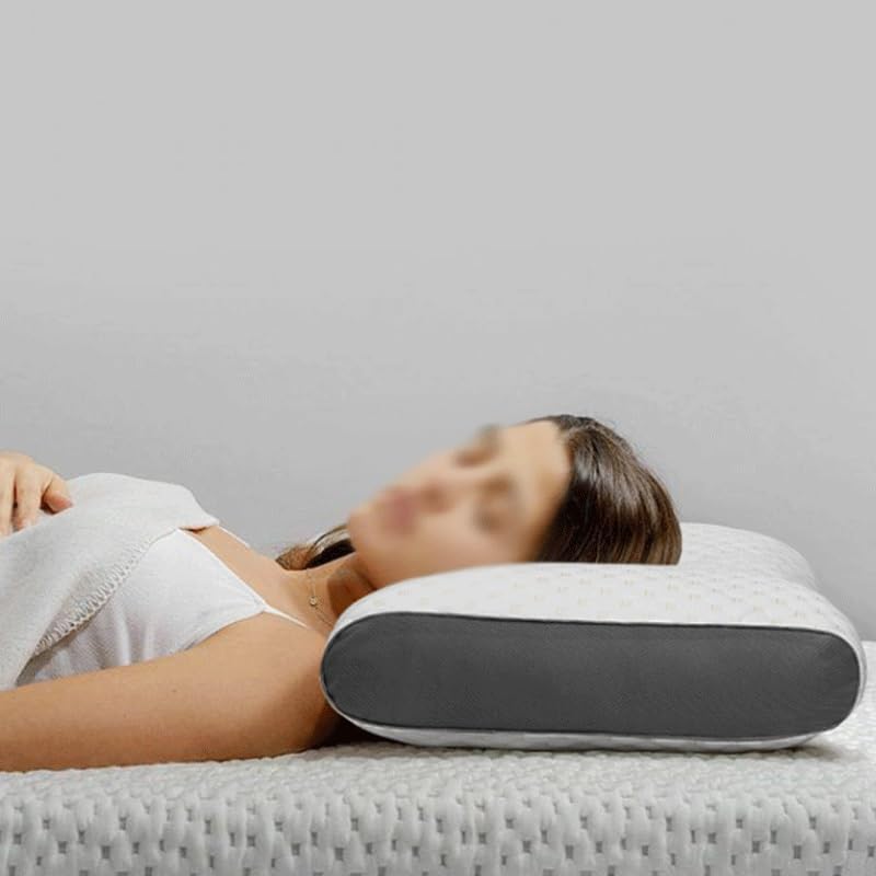 Knitted Cotton Neck Care Home Hotel High Resilience Pillow