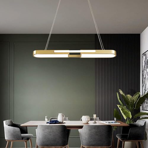 Lustre semi-encastré LED 44W dimmable pour table à manger - 5