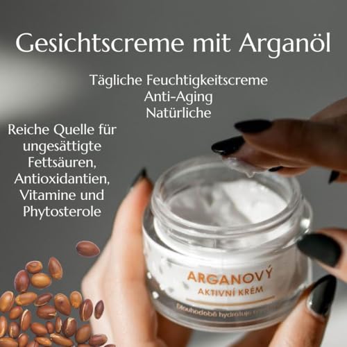 Arganöl Creme Green Idea Gesichtscreme für trockene Haut