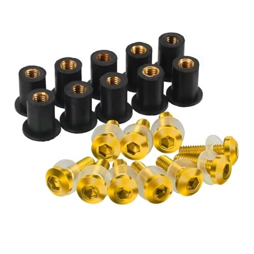 �J�E���p�l�W�Z�b�g 5mm 10����I�[�g�o�C�p���h�f�t���N�^�[�{���g �ɓK���Ă��܂��z���_�p �A�t���J�c�C���p CRF1000L�p CB500x�p(Gold)