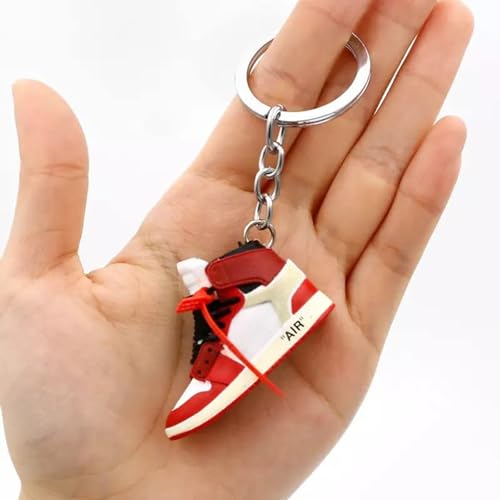 Image of CLA6 3D Sneaker Keychain | Miniature Shoe Keyring | Handcrafted And Hand-painted | Diverse Collection | Unisex