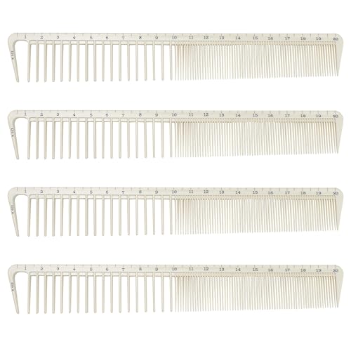 Set de 4 Peines de Corte Profesionales Beige miniatura 1