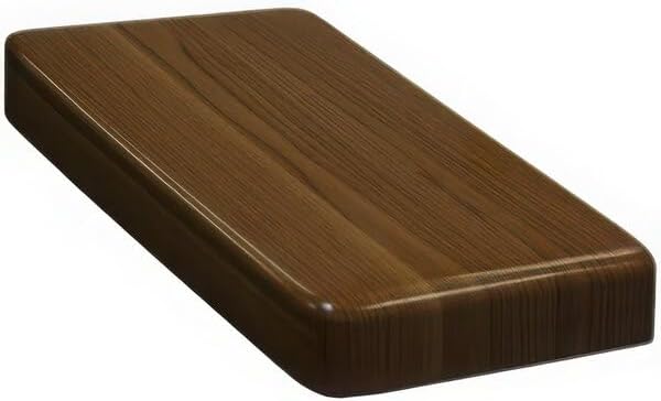 TableTop King ATR2430-W Rectangle Table Top, 24" x 30", Walnut Finish, Resin, Super Gloss, Indoor Use