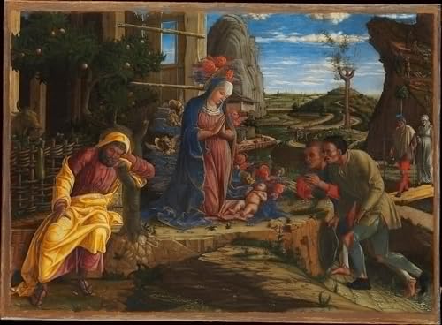 Impression d'art Giacomo Ceruti l'Adoration des bergers affiche de décoration 60x90