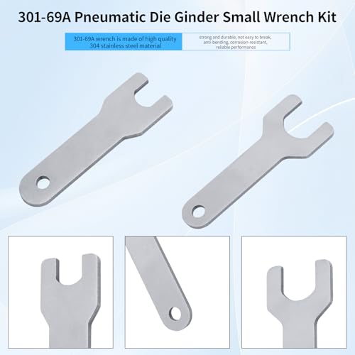 301-69A & 301-69B Pneumatic Die Ginder Wrench Kit for Ingersoll Rand 301, 302, 307, 308,5102, 5108, and M2 Series Air Die Grinders - 2 Set