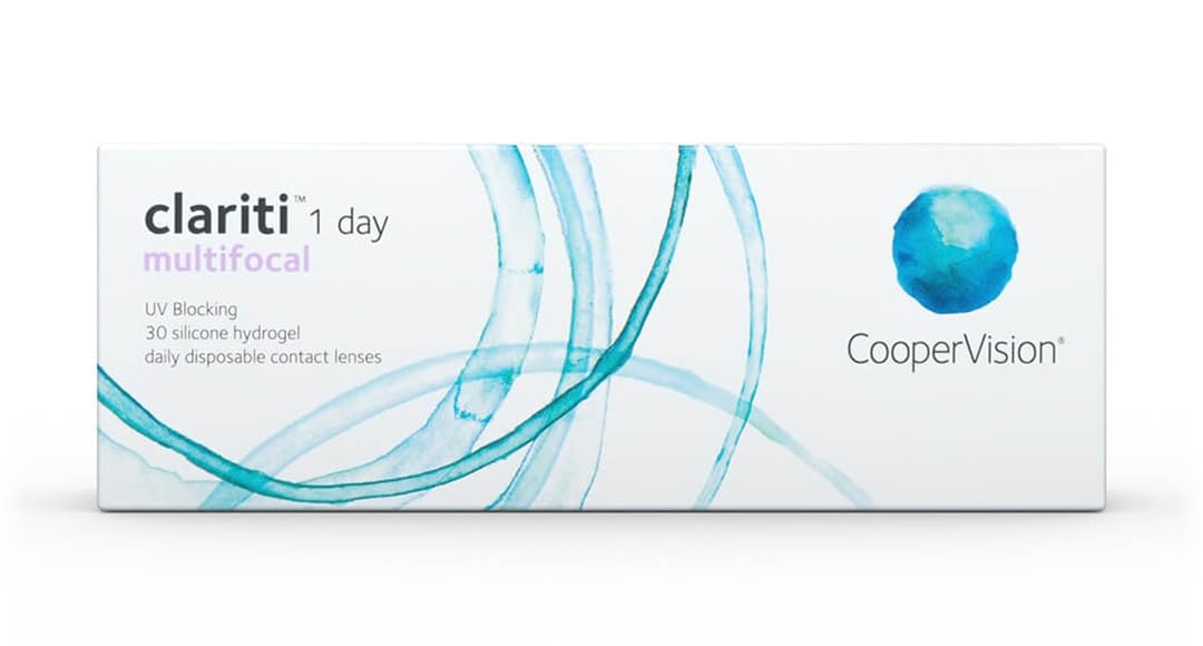 Clariti 1day multifocal Tageslinsen weich, 30 Stück/BC 8.6 mm/DIA 14.1 mm/ADD HIGH / -1 Dioptrien