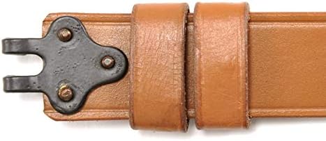 M1907 Leather Rifle Sling Steel Hardware fits Garand and 1903 Springfield 1.25" Width