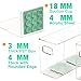 Breastmilk Storage Container with L Shaped Dividers to Flatten Standing Breast Milk Bags in Organizer Bins Save Refrigerator Space | 2 Containers with Removable Separator Boards - Green