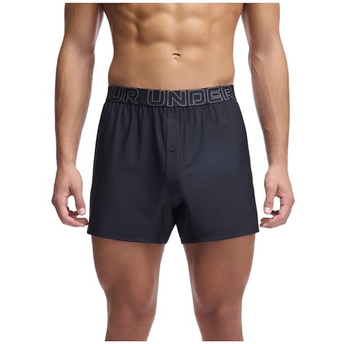 Under Armour Men's Ua Lounge Tech Mesh Boxer, Black2