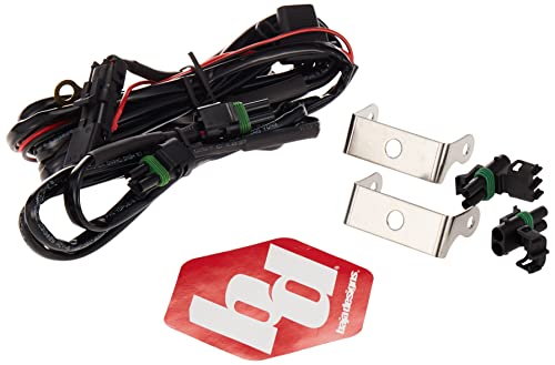 Baja Designs Squadron Sport LED Light Pods for Jeeps, Truck, Off Road, UTV - 2 PCS LED with Wiring Harness (Wide Cornering; Amber)