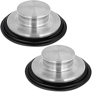 2PCS Universal Drain Stopper Stainless Steel Sink Stopper Plug Kitchen Sink Stopper for Bathroom Bathtub Kitchen