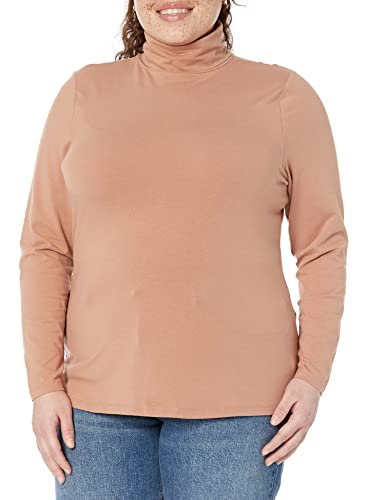 Image of Amazon Essentials Women's Long-Sleeve Turtleneck Stretch Fleece (Available in Plus Size)