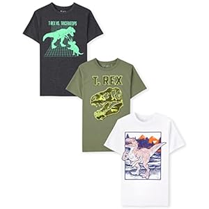 The Children’s Place Boys’ Short Sleeve Graphic T-Shirt 2-Pack