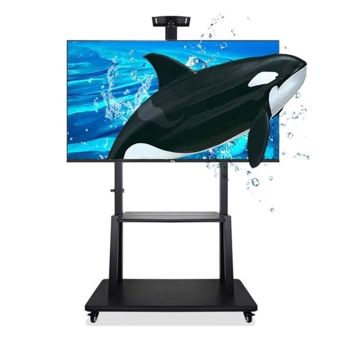Soporte universal móvil para TV de piso ajustable miniatura 7