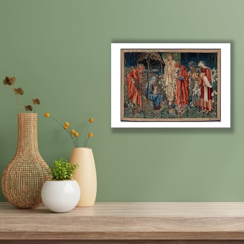 Impression d'art The Adoration of the Magi par Edward Burne Jones format Medium