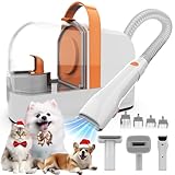 ubrobo Dog Grooming Vacuum, Dog Grooming Kit with Pet Clippers, 12,000Pa Pet...