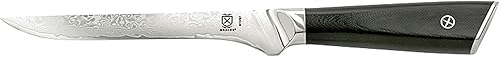 Mercer Culinary M13787 Premium Grade Super Steel Cuchillo deshuesador de 6 pulgadas, mango G10