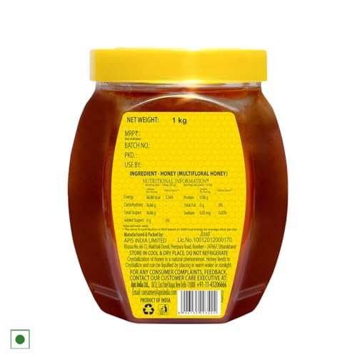 Image of Apis 1 kg honey| Pure| No Added Sugar or Adulteration