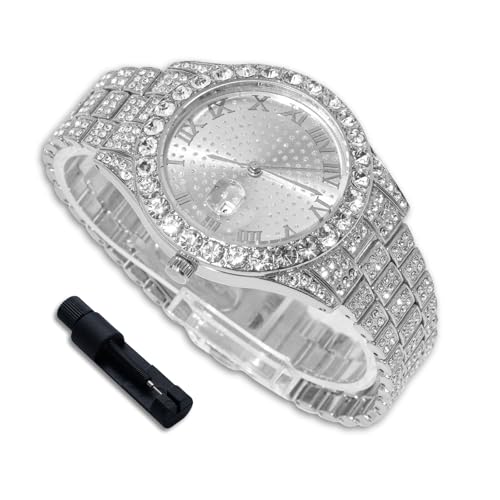 Richhut Luxury Diamond Watch for Kids Teen 43mm