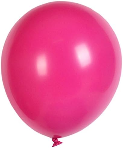 12" Helium Quality Latex Party Balloons (Rose Pink, 12)