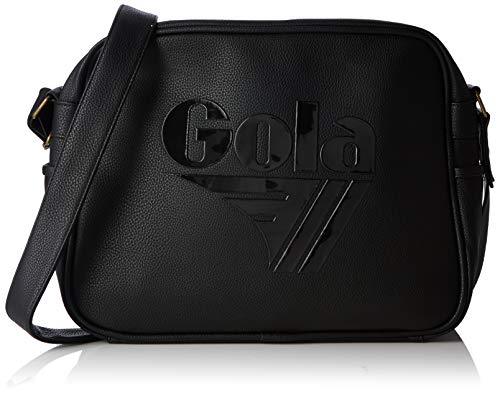 Gola Redford Tournament - Borse Messenger Unisex Adulto, Nero (Black/Black)