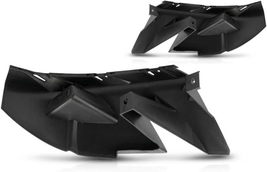 For Ram 1500 2015 2016 Bumper Cover Support Driver and Passenger Side | Pair | Front | Outer | PP Plastic | Replacement For CH1042121, CH1043121 | 68104945AE, 68104944AD
