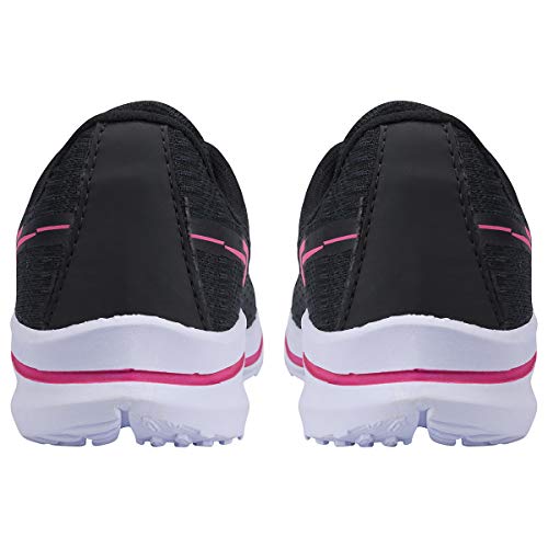 Tênis Feminino Casual Sapatênis Flat Eleganteria Tamanho:37;Cor:Preto Pink