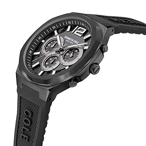 Kenneth Cole Analog Black Dial Men's Watch-KCWGO2104904MN - Image 3