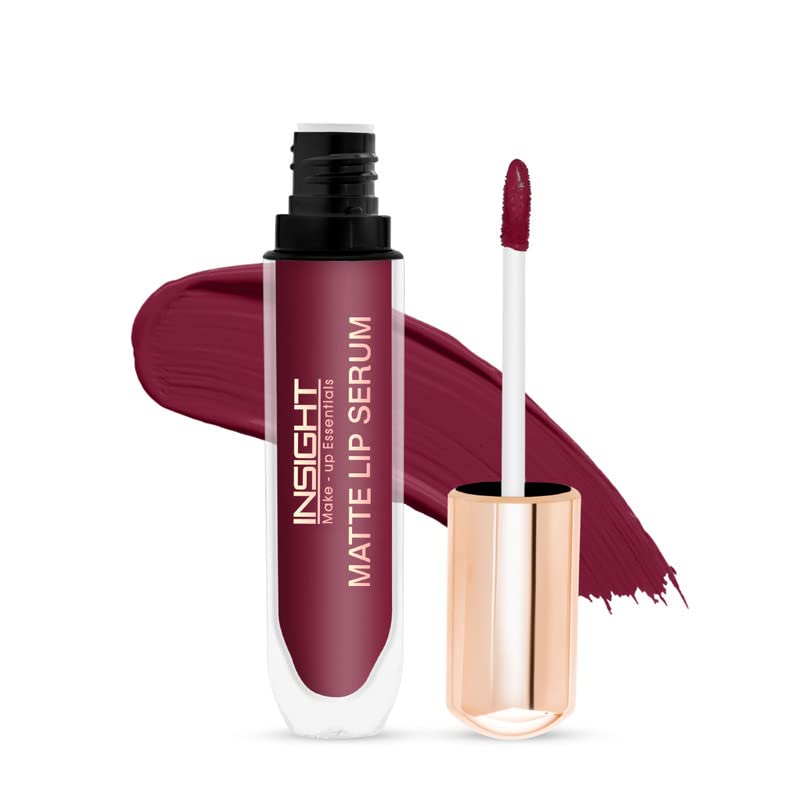 Insight Cosmetics Matte Lip Serum|Ultra Matte Flawless Texture|Smudge Proof| Water Proof| Long Lasting| Non Trasferable|One Strock Application|Lght Weight formula (LG45-24)