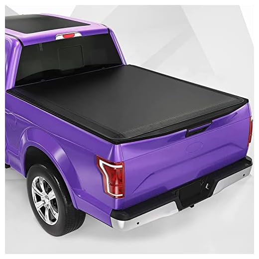 IPARTSZONE Soft Tri-fold Truck Bed Tonneau Cover Compatible with 2015-2021 Ford F-150, Styleside 5.5 ft Bed