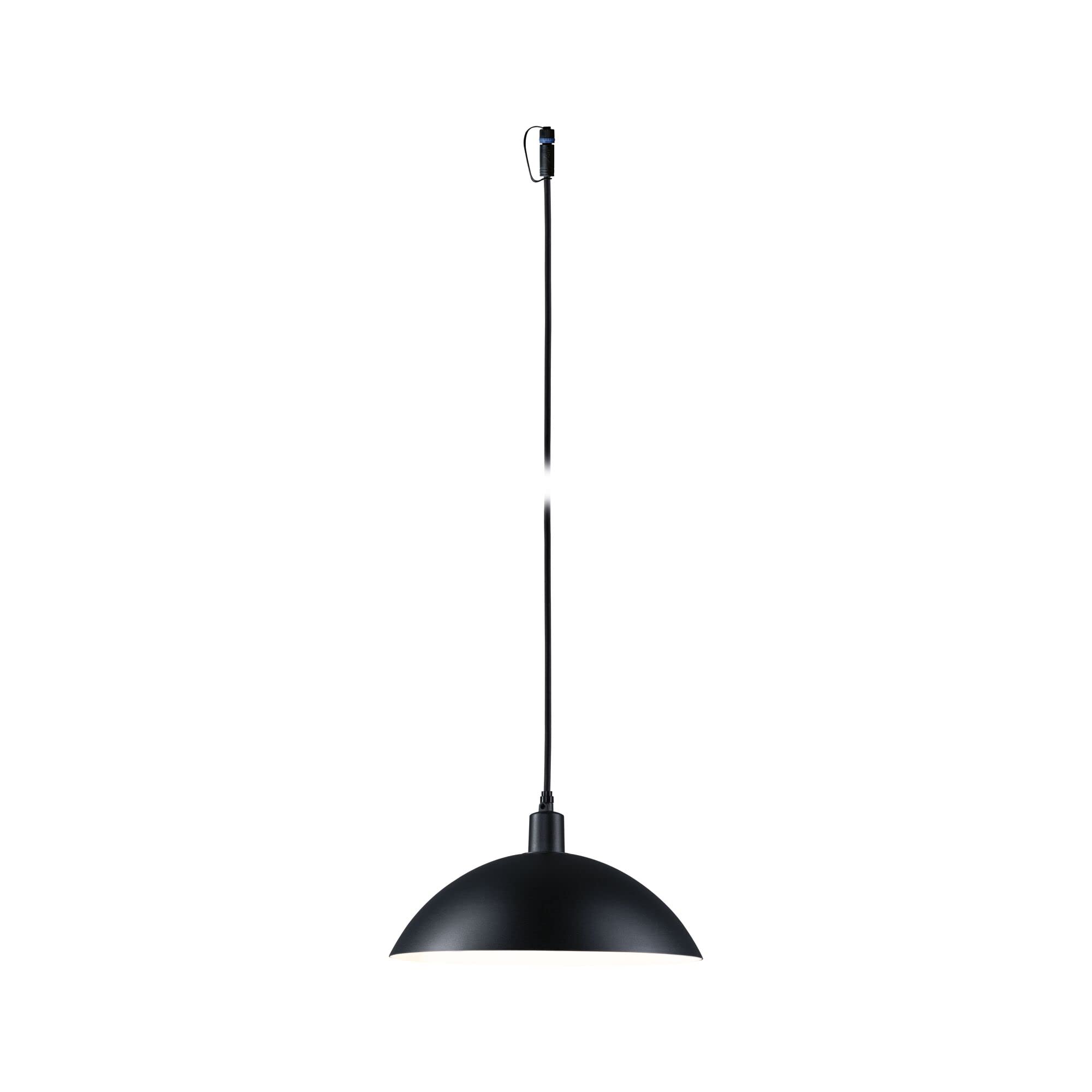 Paulmann 93103 Plug & Shine Mapalo Pendelleuchte IP65 – 2 W, 160 lm, dimmbar, E14, Anthrazit-Alu, 3000 K, Leuchtmittel austauschbar, seewasserresistent
