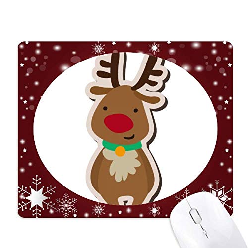 Tapis de souris Noël animé flocon de neige pour décorer votre bureau festif en hiver