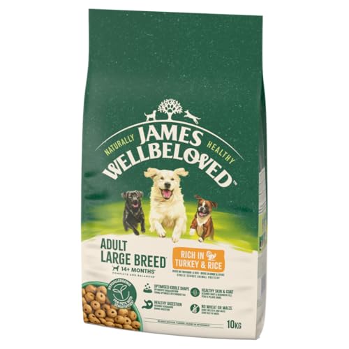 JAMES WELLBELOVED Perros Grandes Ricos en Pavo y arroz 10kg