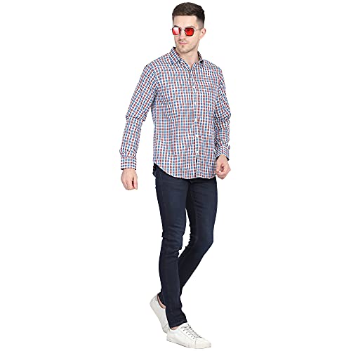 Image of TAHVO Men's Regular Fit Long Sleeves Cotton Formal Shirt