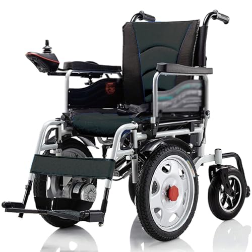 Silla De Ruedas Eléctrica Ultraligera para Adultos, Motores Duales Sin Escobillas, Giro Cero, Freno Electromagnético, Silla De Ruedas Eléctrica Ligera, Plegable,diseño Portátil para Mayor Movilidad