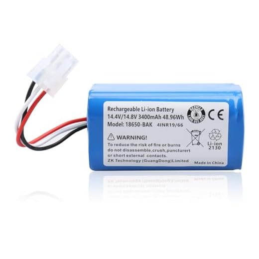 MXJFYY 14,4 V 3400 mAh Lithium-Ionen-Akku, kompatibel mit Miele Scout RX1, RX1-SJQL0, RX2 60, RX3 60 (Miele 9702922) Staubsauger