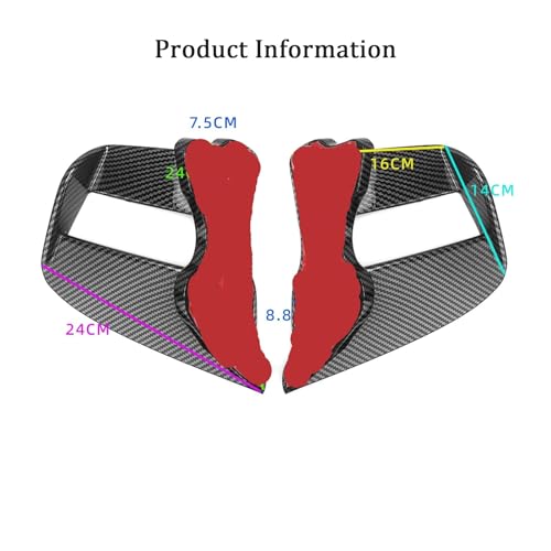 Kit d'ailerons fixes CBR650R augmentant la stabilité en courbe