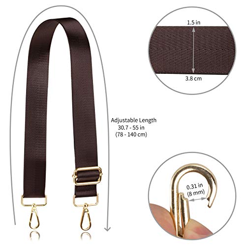 Image of Allzedream Wide Purse Strap Replacement Crossbody Shoulder Bag Adjustable