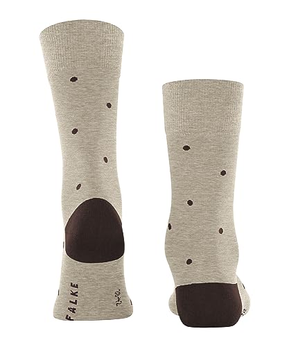 Image of FALKE Men's Dot Socks, Breathable, Crew, Casual or Dress, Polka Dots, 1 Pair