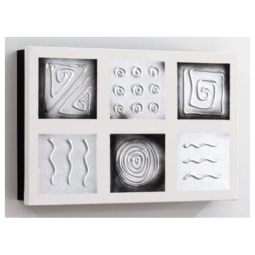 Cuadroexpres - Tapa de Contador Moderna en Plata 22x37x4cm cm (Interior) Caja Decorativa para el Cuadro eléctrico. En Melamina Negra.Pintada a Mano y Fácil de Colocar.