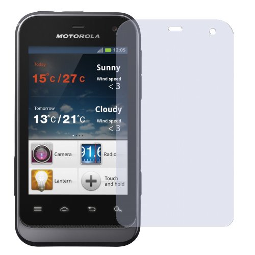 dipos I 2X Protection ecrán Compatible avec Motorola Defy Mini Films de Protection d'écran Transparent