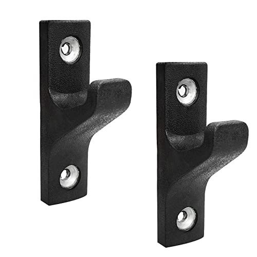 Aoneky Support Mural pour Barre d'Haltère, Charge Max 100KG - Rack de Stockage en Acier Massif pour Barre Olympique, 1 Paire, Accessoire pour Entraînement de Musculation à Domicile Cover