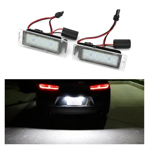 Luz de matrícula para Cadillac SRX CTS y ATS kit de dos bombillas traseras homologadas 5