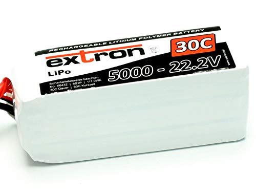Unbekannt Extron X2 5000 LiPo Battery 22.2 V 30C / 60C