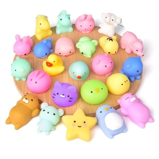 Kit Squishy Mochi Bichinho Macio de Apertar Anti Stress (16)