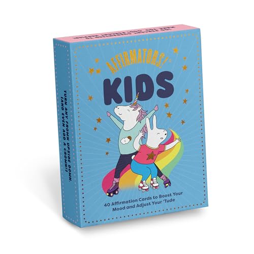Image of Knock Knock Kids Affirmators! Kids Deck: 40 Affirmation Cards for Kids to Boost Your Mood and Adjust Your 'Tude
