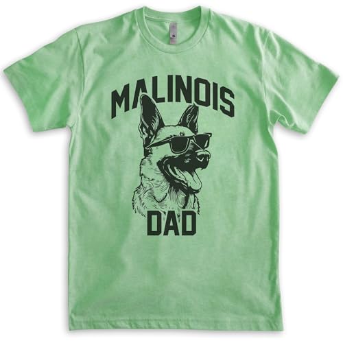 EVERTREE CLOTHING Malinois Dad, Unisex Men's Shirt, Belgian Malinois, Malinois Owner, Funny Dog Dad Gift